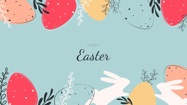 feliz fondo de pascua