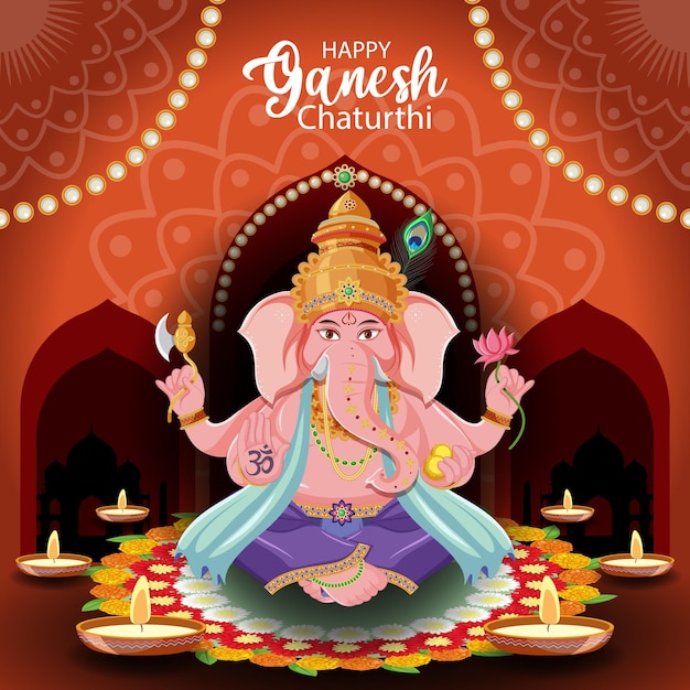 Feliz Ganesh Chaturthi Póster