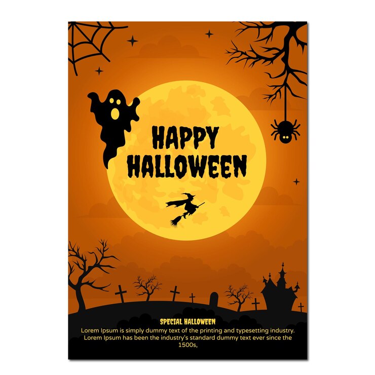 Feliz halloween, diseño de ilustraciones vectoriales