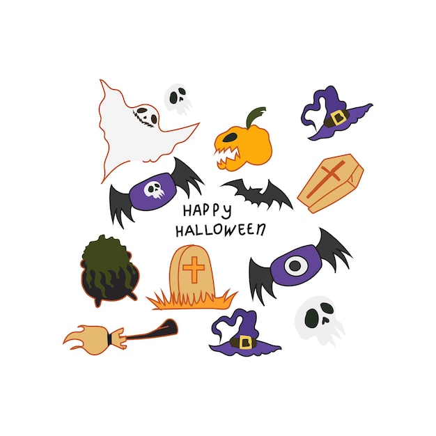 Feliz halloween set