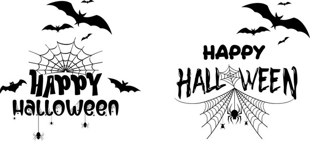 Feliz halloween Vector diseño de fondo de halloween