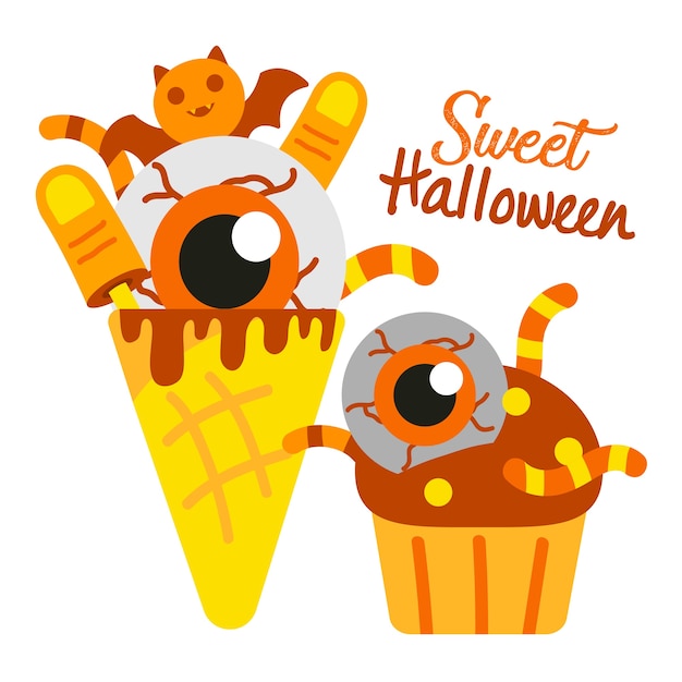 Vector feliz halloween vector.