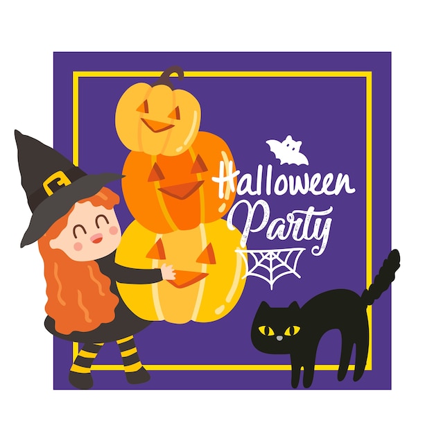 Feliz Halloween vector.