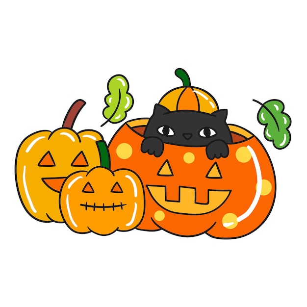 Vector feliz halloween vector.