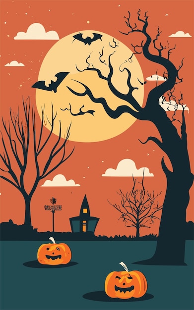 Vector feliz halloween