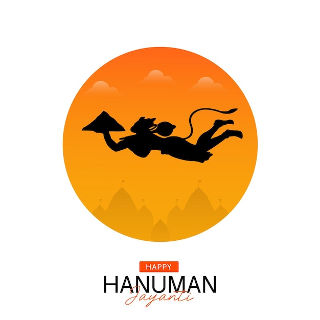 Feliz Hanuman Jayanti en las redes sociales El festival de la India