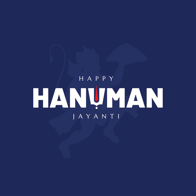 Vector feliz hanuman jayanti