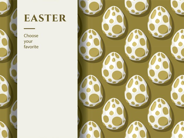 feliz huevo de pascua conejo elemento vectorial icono patrón fondo logotipo evento cartón de venta póster