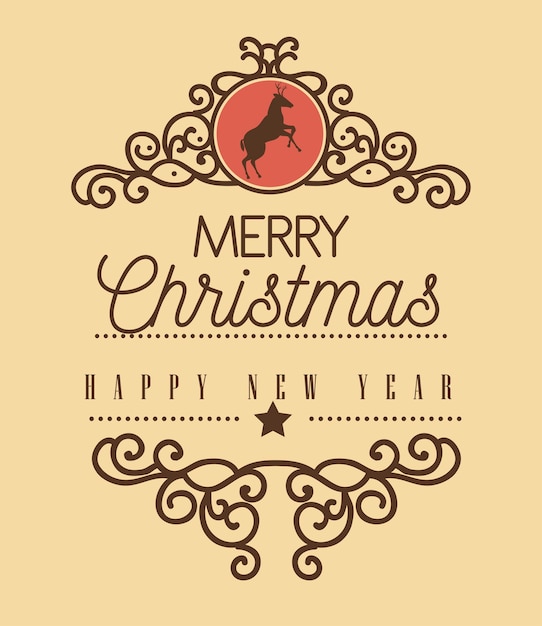 feliz icono de feliz Navidad