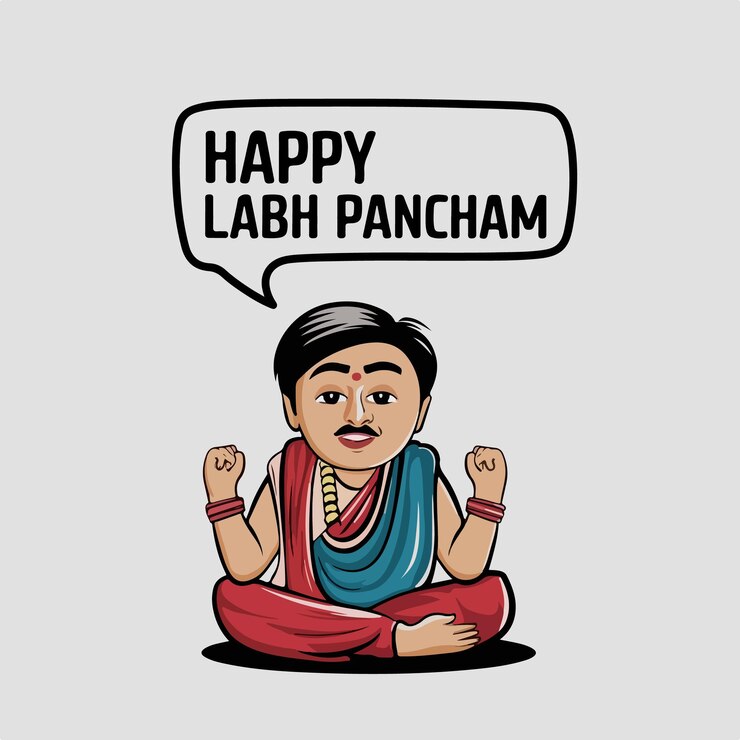 Vector feliz labh pancham plano vector ilustración arte diseño de fondo