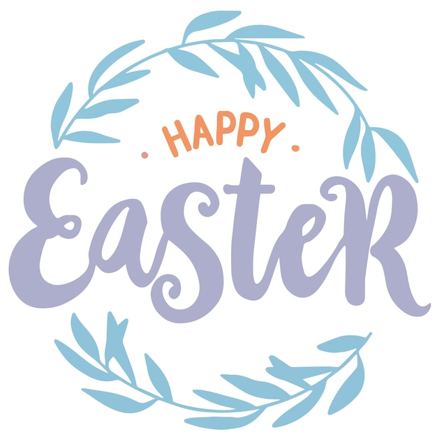 Feliz lunes de Pascua Ilustración de diseño vectorial