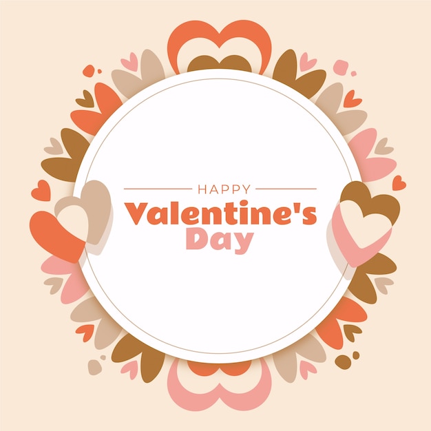 Feliz marco para el día de San Valentín