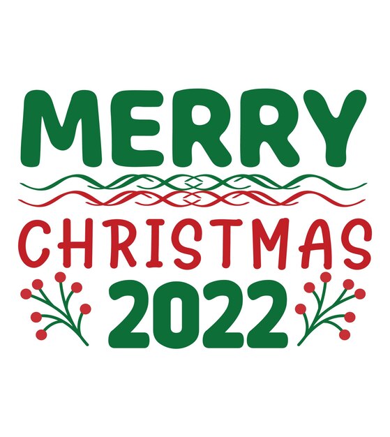 Feliz Navidad 2022 cita diseño de camiseta,