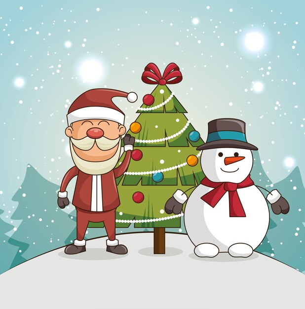 Feliz Navidad aislada