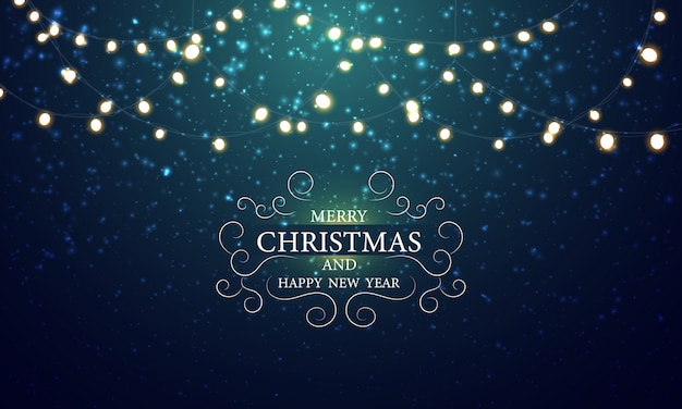 Feliz navidad y año nuevo fondo de navidad.