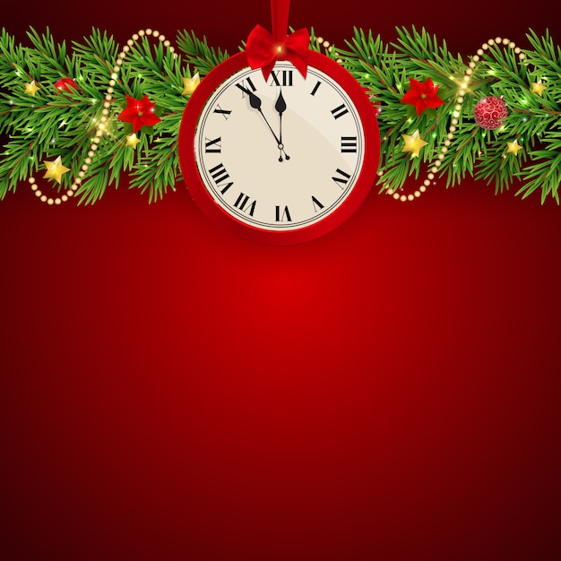 Feliz navidad y año nuevo fondo