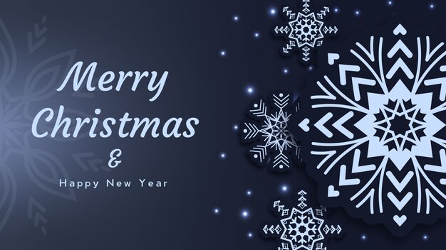 Feliz Navidad y año nuevo fondo