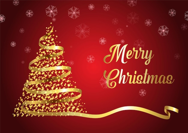 Feliz Navidad Árbol de Oro