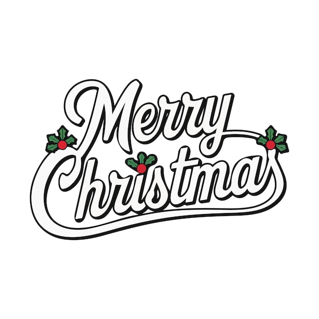 Feliz Navidad artes de la ilustración vectorial