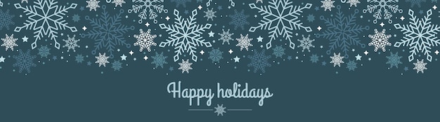 Feliz Navidad banner web Fondo para invitación o saludo de temporada