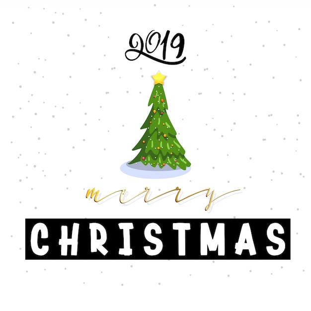 Feliz navidad caligrafia para tarjetas