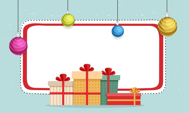 Feliz Navidad celebraciones web banners
