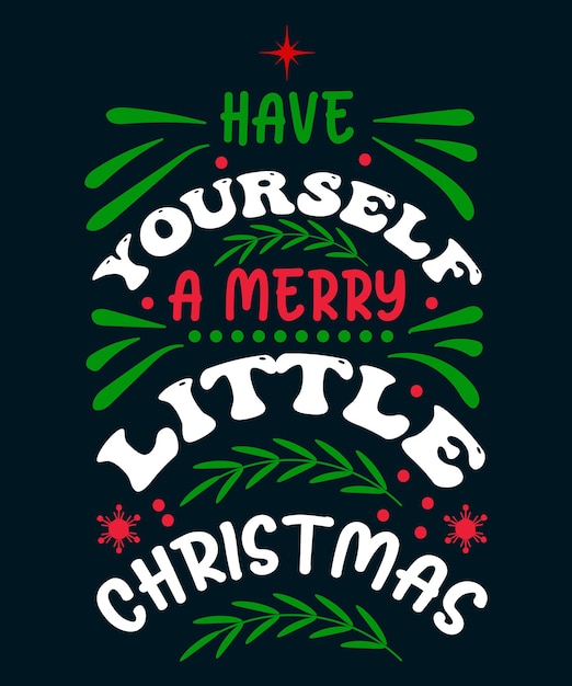 Feliz Navidad Citas Diseño de camiseta