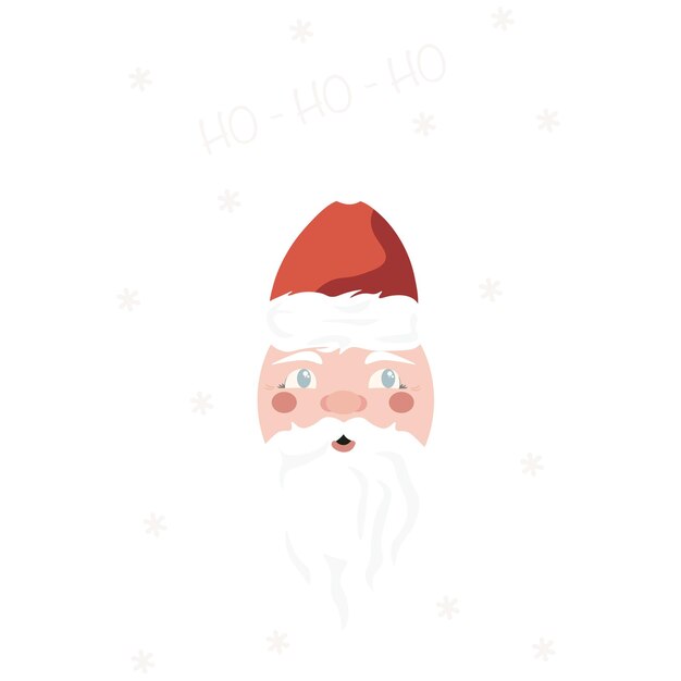 Feliz Navidad Composición aislada Vector ilustración sobre fondo blanco