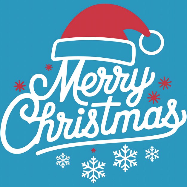 Feliz Navidad diseño de arte vectorial con algunos emoji de Navidad