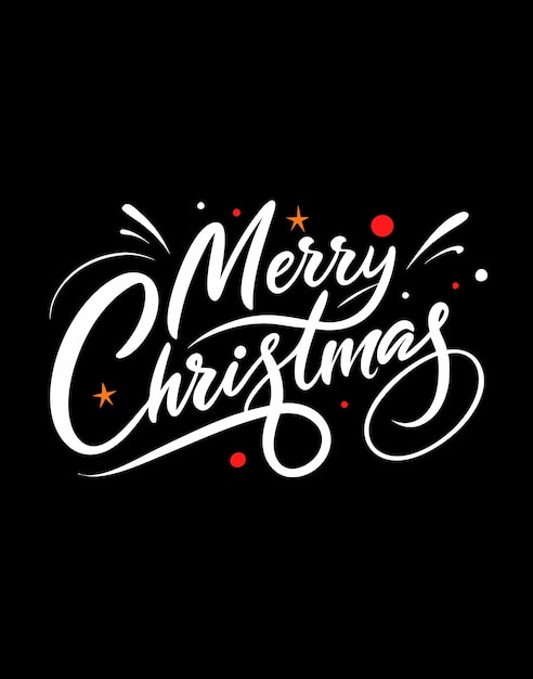 Feliz Navidad Diseño de camisetas de tipografía