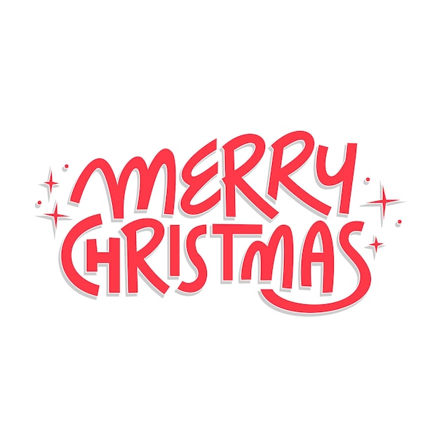 Feliz Navidad diseño dibujado a mano Feliz Xmas tipografía de letras