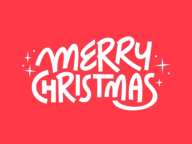 Feliz Navidad diseño dibujado a mano Feliz Xmas tipografía de letras