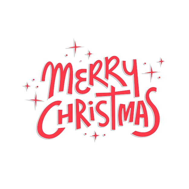 Feliz Navidad diseño dibujado a mano Feliz Xmas tipografía de letras