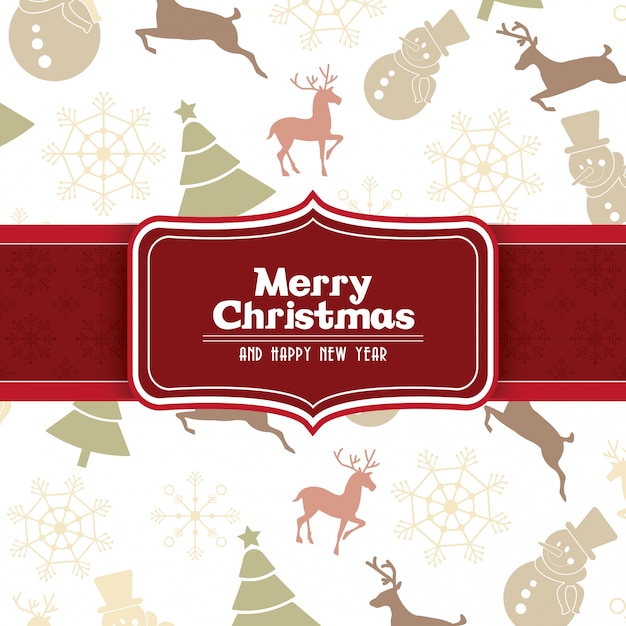 Feliz navidad diseño
