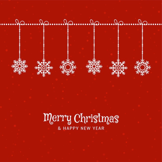 Feliz Navidad elegante hermoso rojo