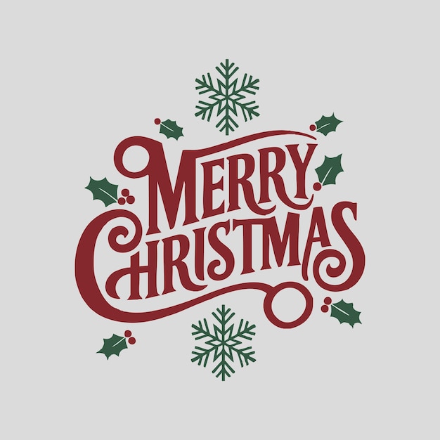 Feliz Navidad Eps Tipografía vectorial