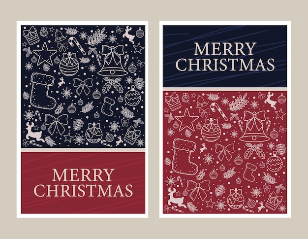 Feliz navidad estilo flyers