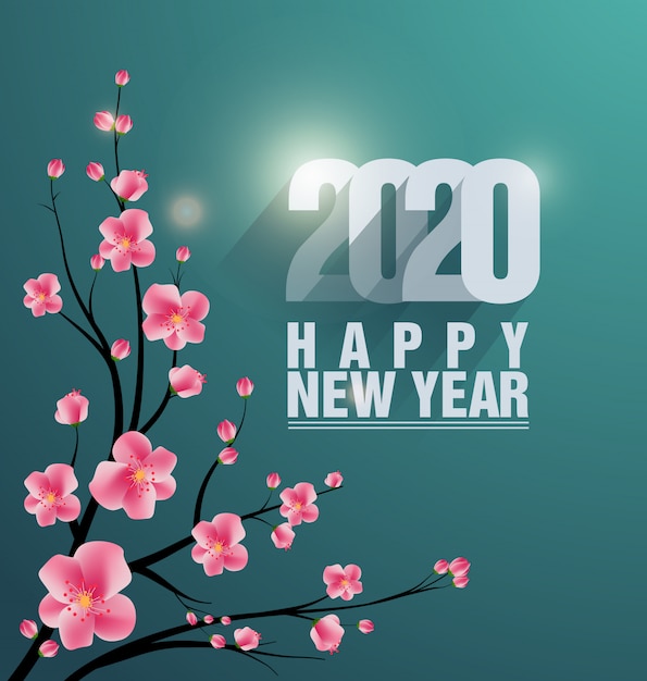 feliz navidad y feliz año nuevo 2020 año de la rata