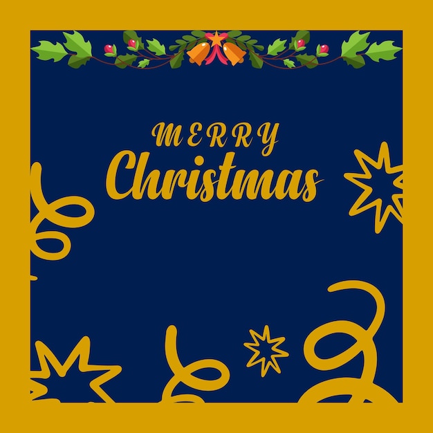 Feliz Navidad y Feliz Año Nuevo 2025 Ilustración vectorial para carteles de felicitaciones