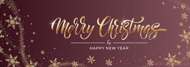 Feliz Navidad y Feliz Año Nuevo caligrafía de letras a mano