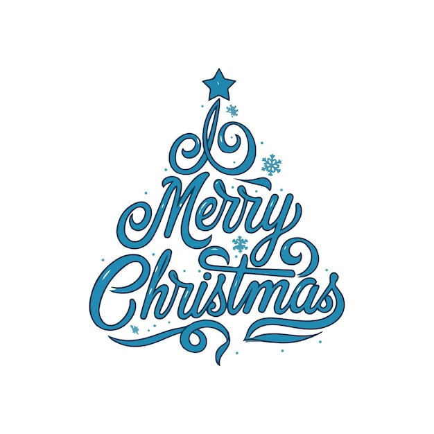 Feliz Navidad Feliz Año Nuevo Conjunto de tipografía Emblemas de logotipo vectorial Diseño de texto Letras