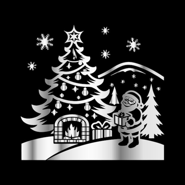 Feliz Navidad y Feliz Año Nuevo Diseños para tarjetas de regalos y tarjetas