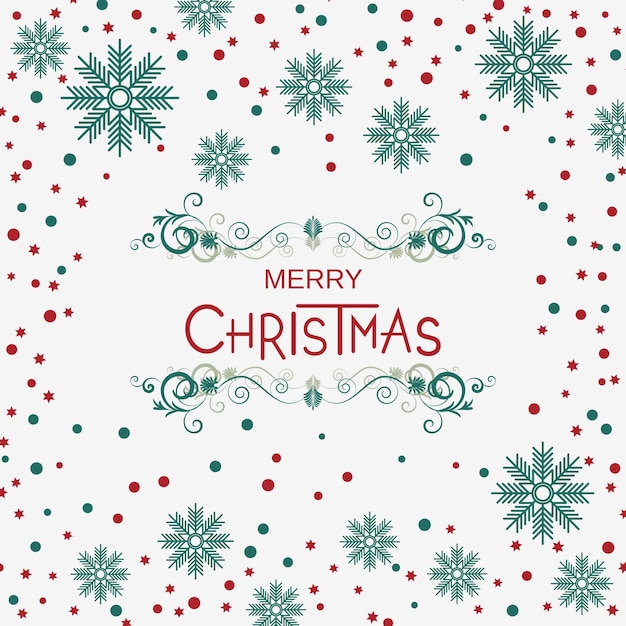 Feliz Navidad y Feliz Año Nuevo ilustración vectorial de estilo retro