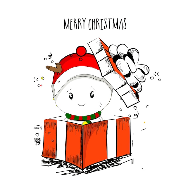 Feliz Navidad y Feliz Año Nuevo ilustraciones abstractas de tarjetas navideñas con Santa Claus