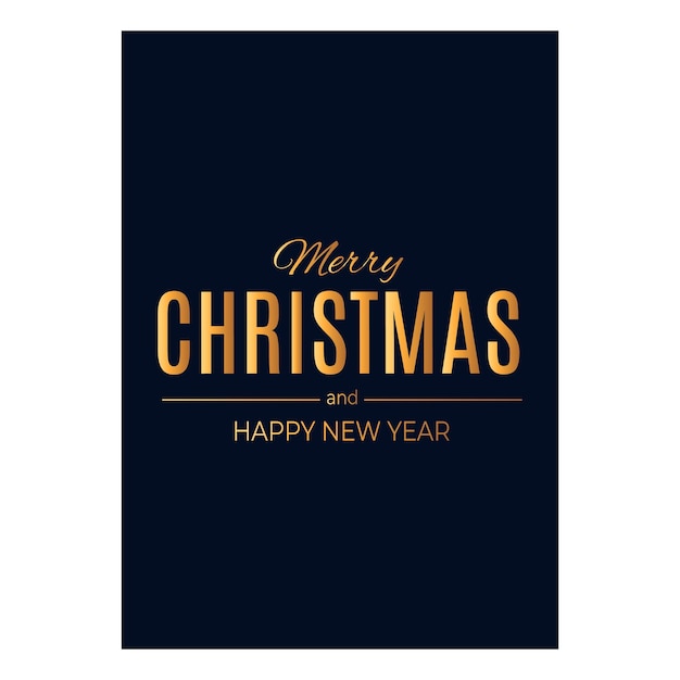 Feliz Navidad y Feliz Año Nuevo postales vectoriales
