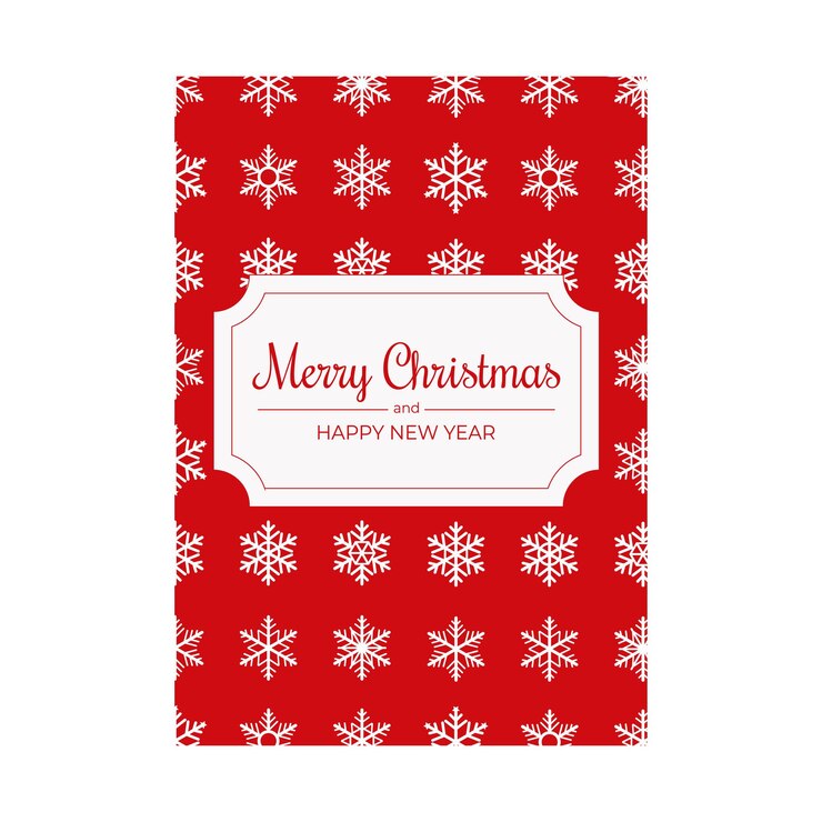Feliz Navidad y Feliz Año Nuevo postales vectoriales