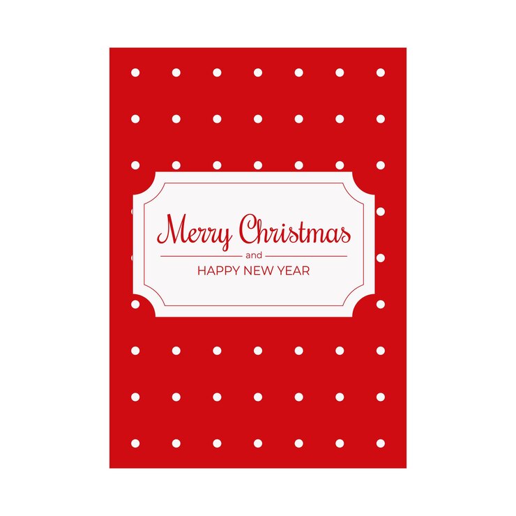 Feliz Navidad y Feliz Año Nuevo postales vectoriales