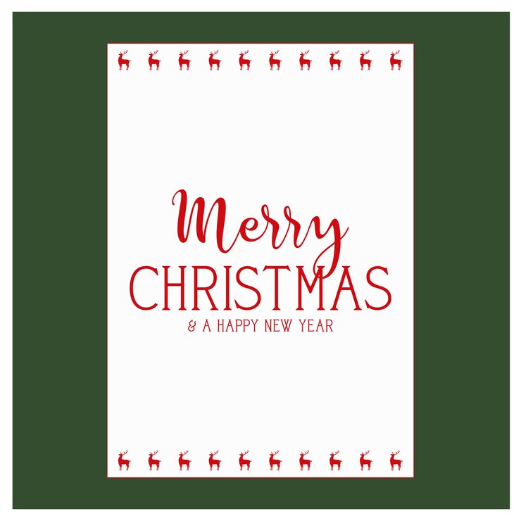 Feliz Navidad y Feliz Año Nuevo postales vectoriales