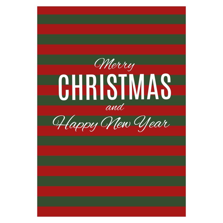 Feliz Navidad y Feliz Año Nuevo postales vectoriales