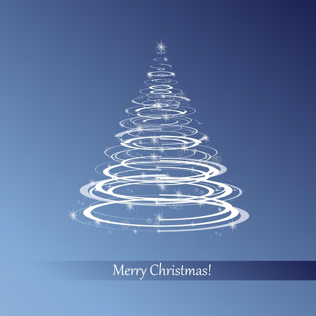 Feliz Navidad Feliz Año Nuevo tarjeta de felicitación vacaciones de invierno celebración concepto vector